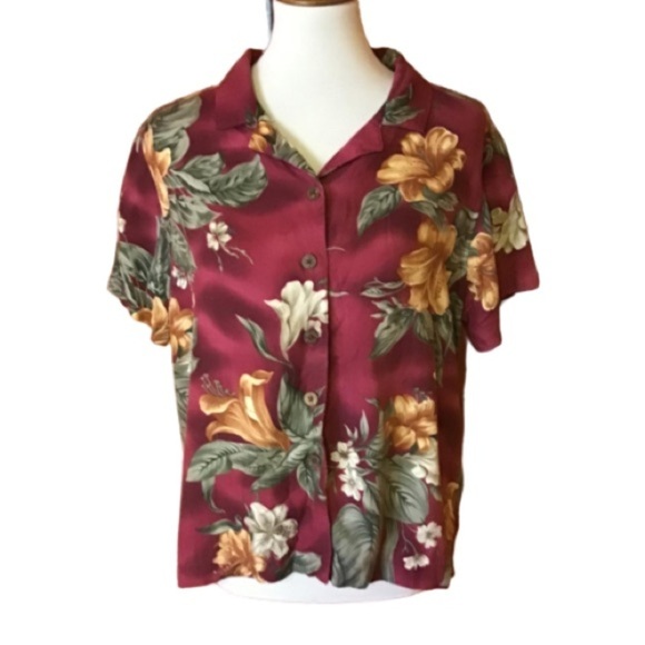VTG Y2K Caribbean Joe Hawaiian Shirt - Picture 1 of 10